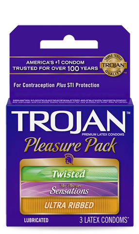 TROJAN | PLEASURE PACK CONDOMS 3CT - 6PC